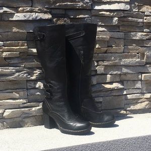 Born Boots w/ Three Buckles & Zipper